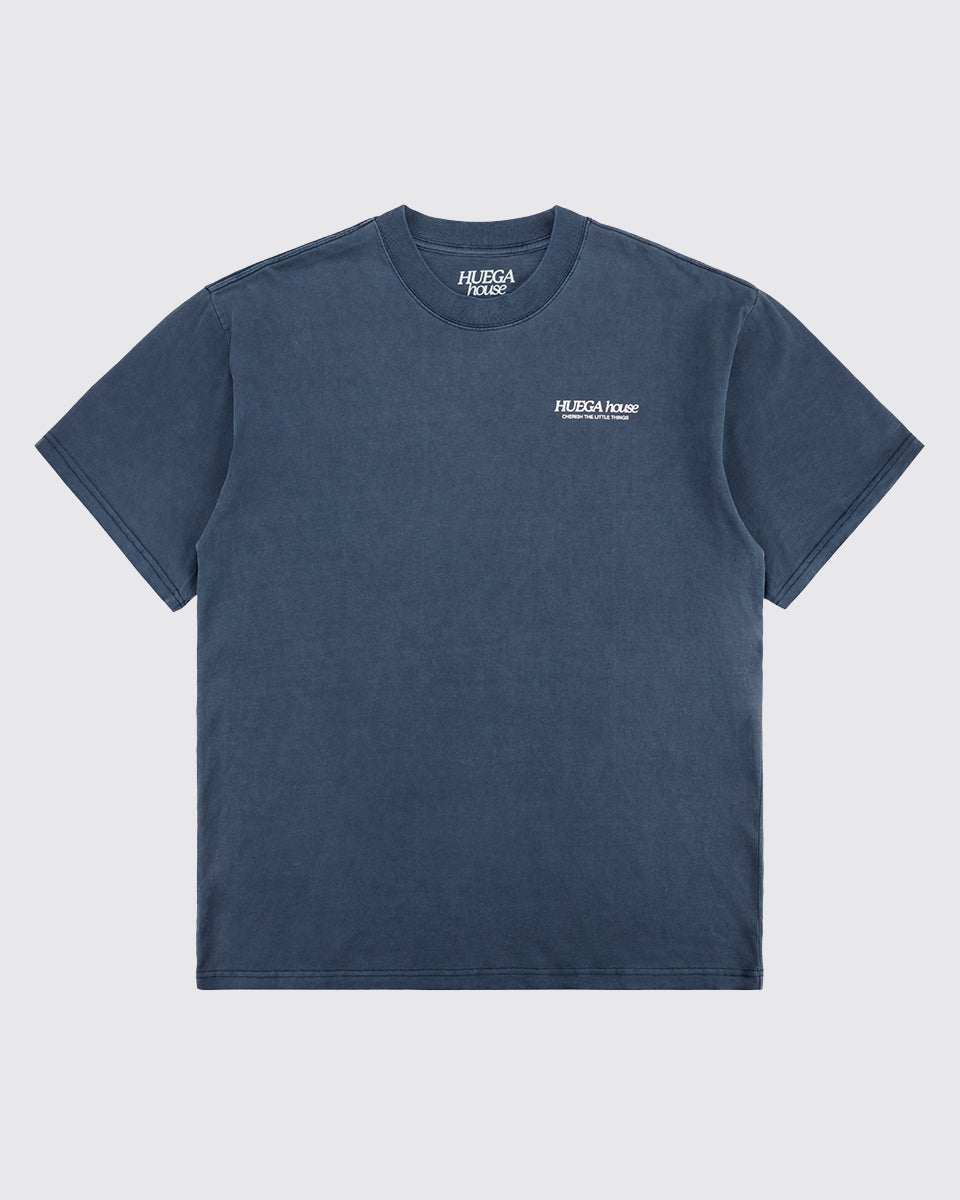 Icon Heavy Faded Tee | Slate Blue