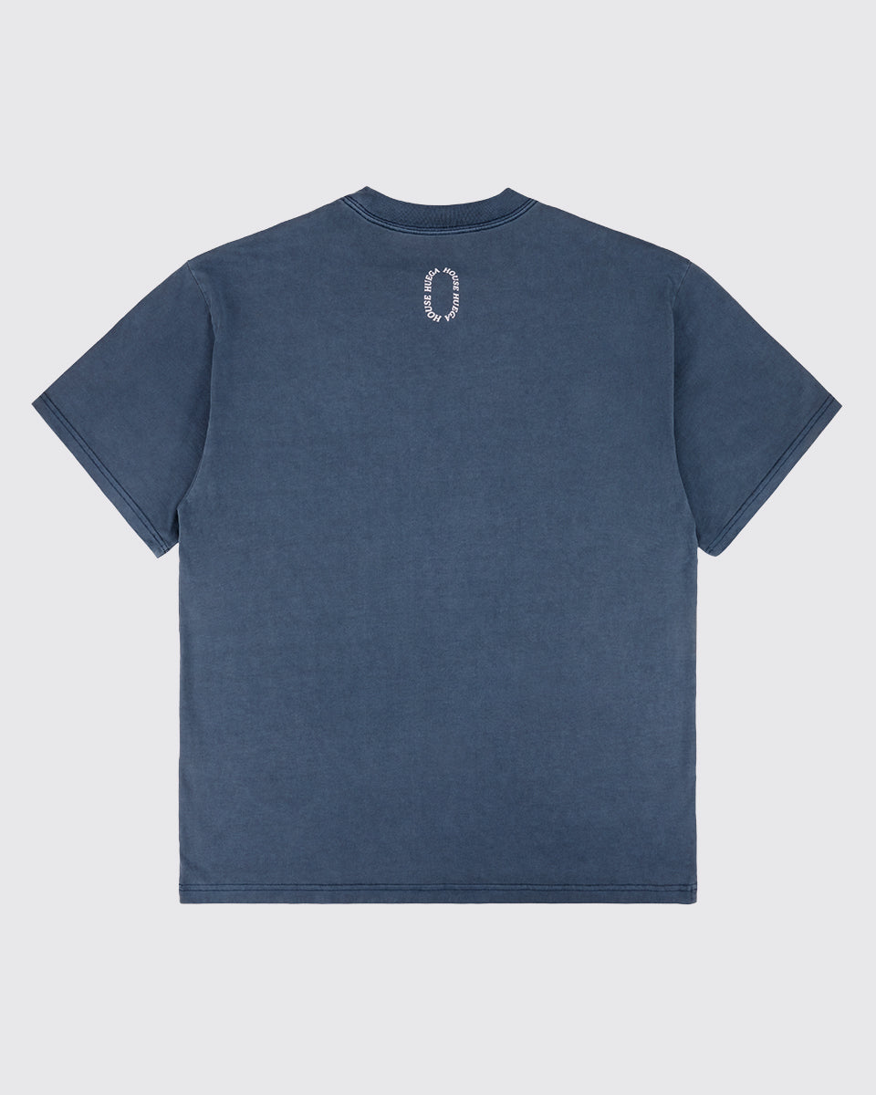 Icon Heavy Faded Tee | Slate Blue