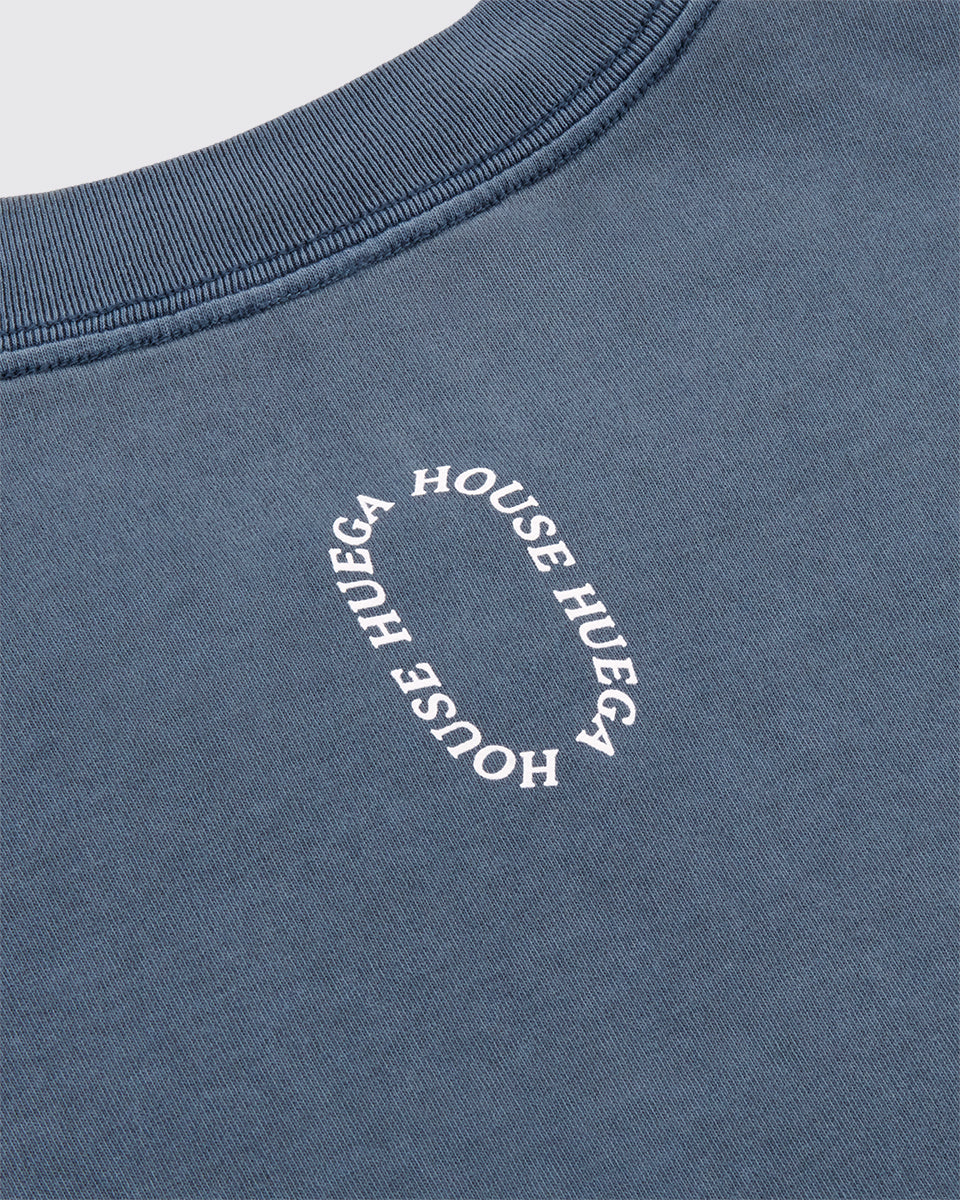 Icon Heavy Faded Tee | Slate Blue