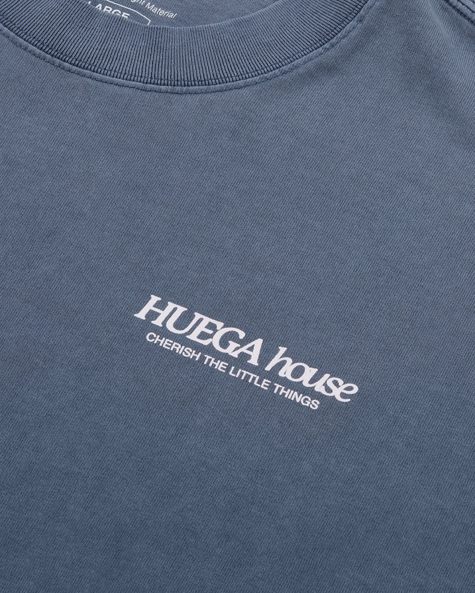 Icon Heavy Faded Tee | Slate Blue