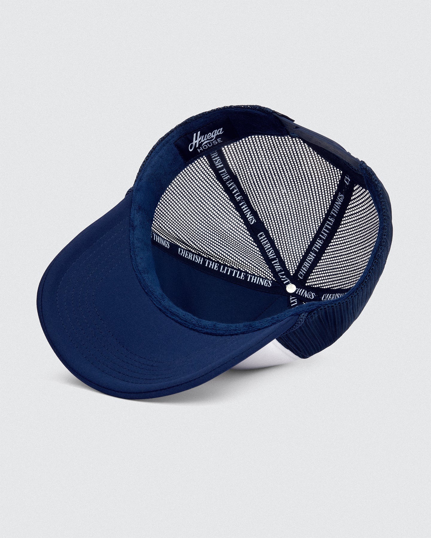 Double Swan | Navy Blue & White