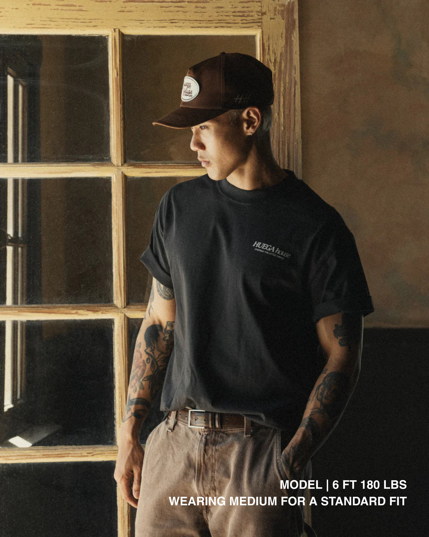 Icon Heavy Faded Tee | Black