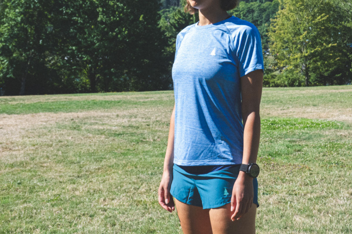 Territory Running Co | Women's Long Haul Short- Sea Green