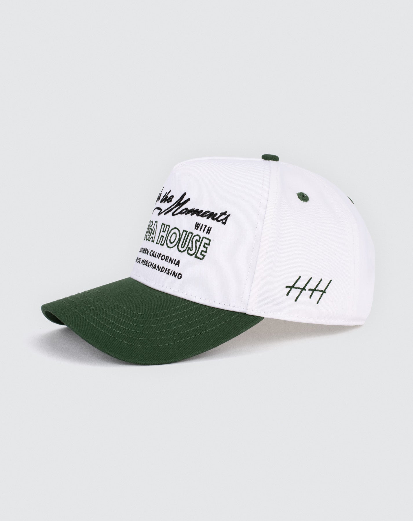 Huega House | Moments | Pine Green & White