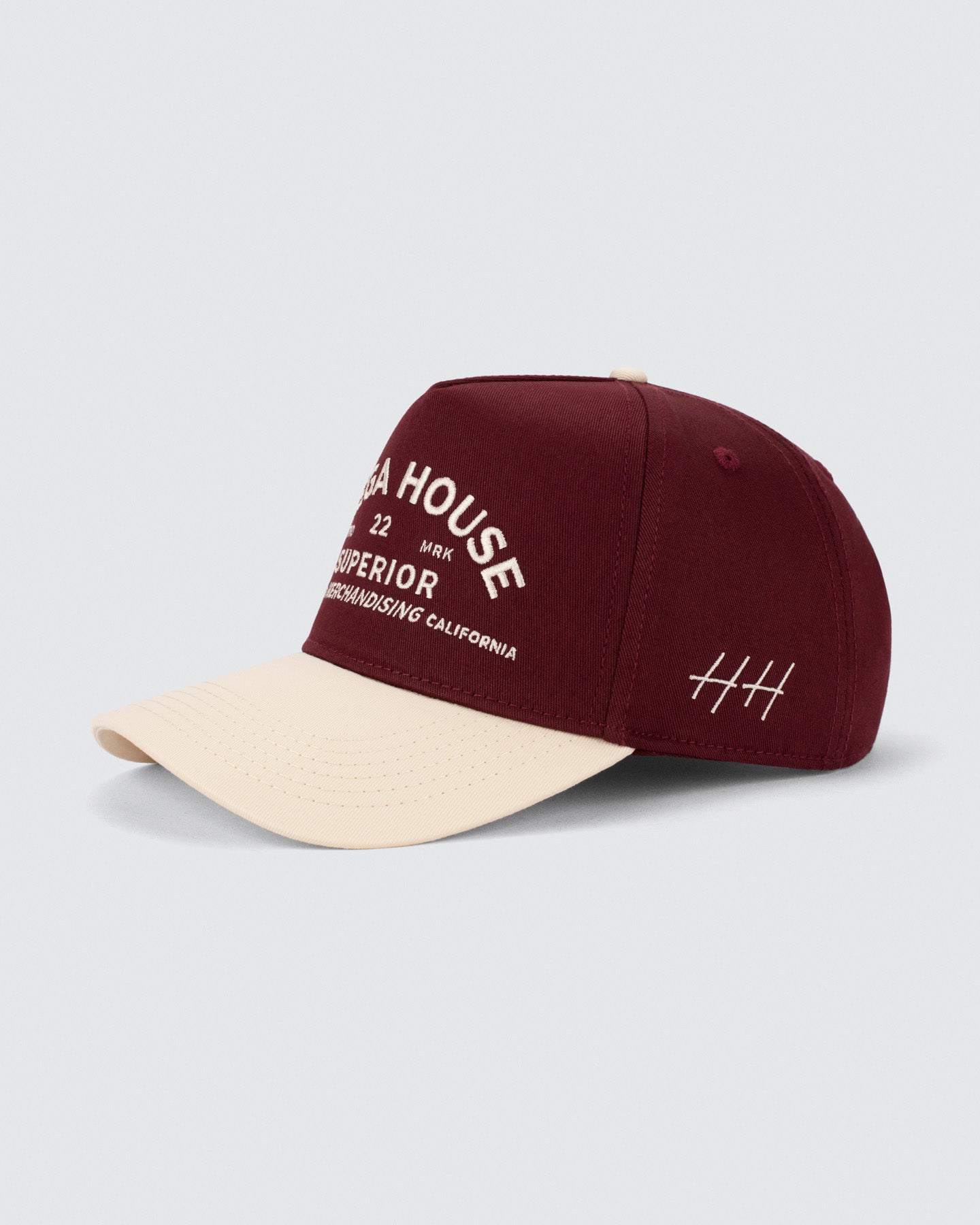 Huega House | Trademark | Natural & Maroon