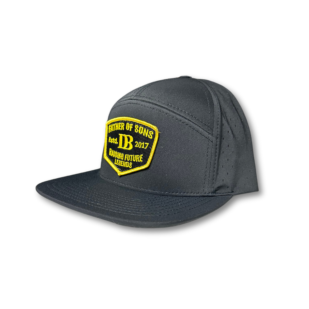 DadBod Premium Active Father Of Sons Patch Hat (Black)