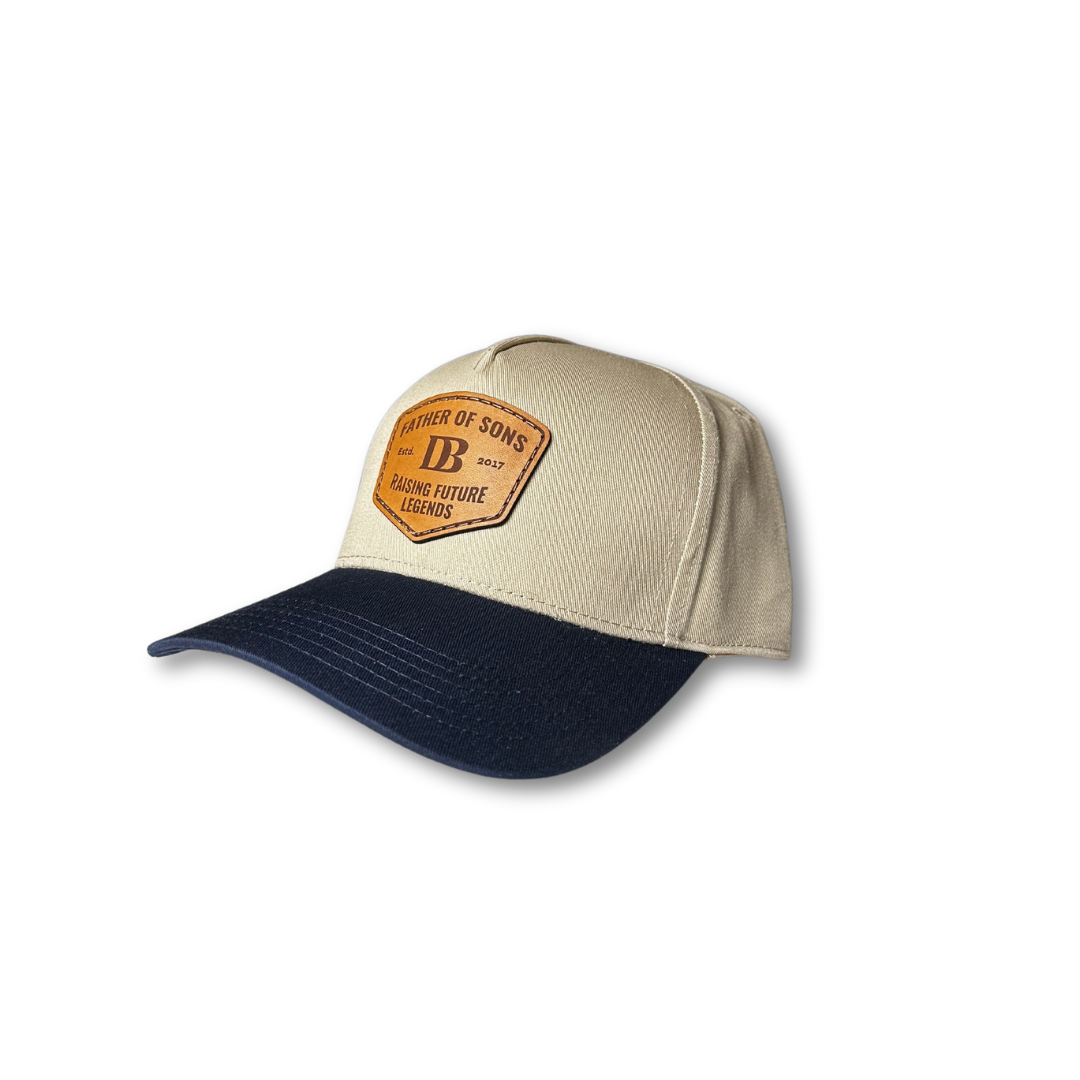DadBod Father of Sons Leather Patch (A-Frame) Snapback
