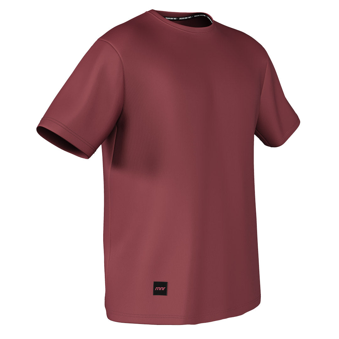 rnnr | Men's Running Tee- Cabernet