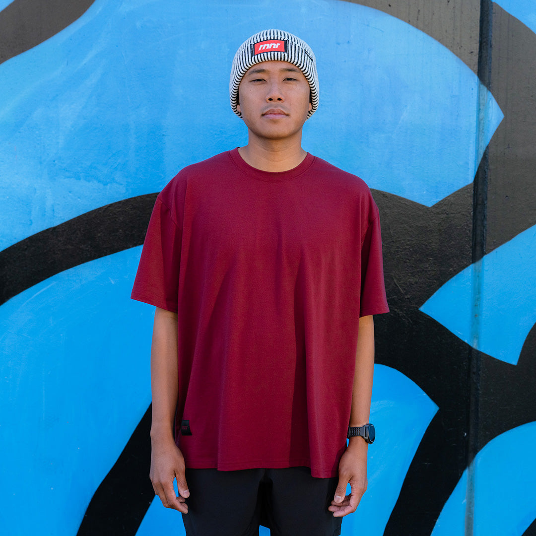 rnnr | Men's Running Tee- Cabernet