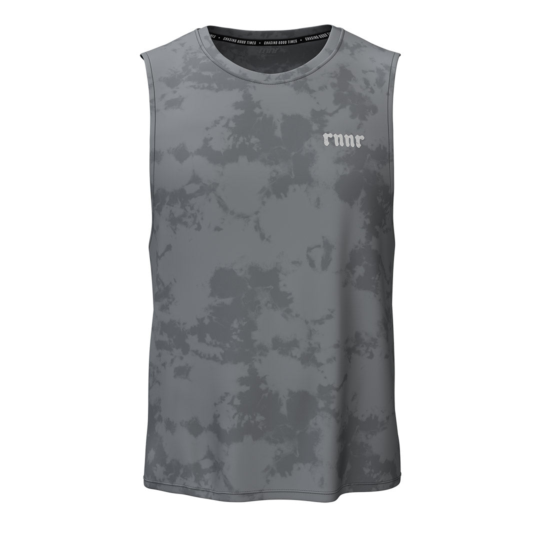 rnnr | Men's Muscle Tee- Smoked Pearl