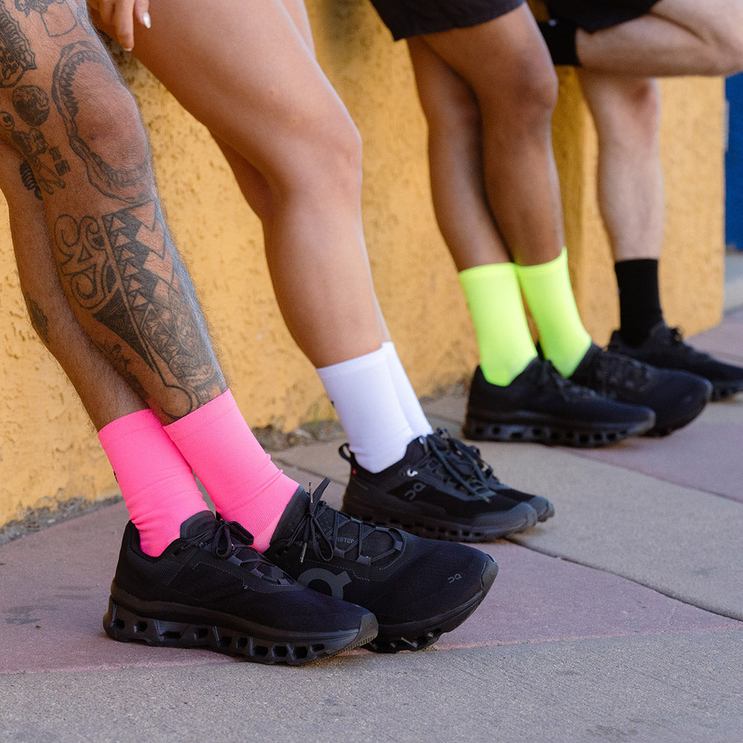 rnnr | Marathon Crew Sock- Basic White