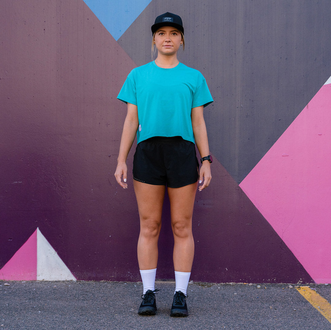rnnr | Women's Running Tee: Columbia