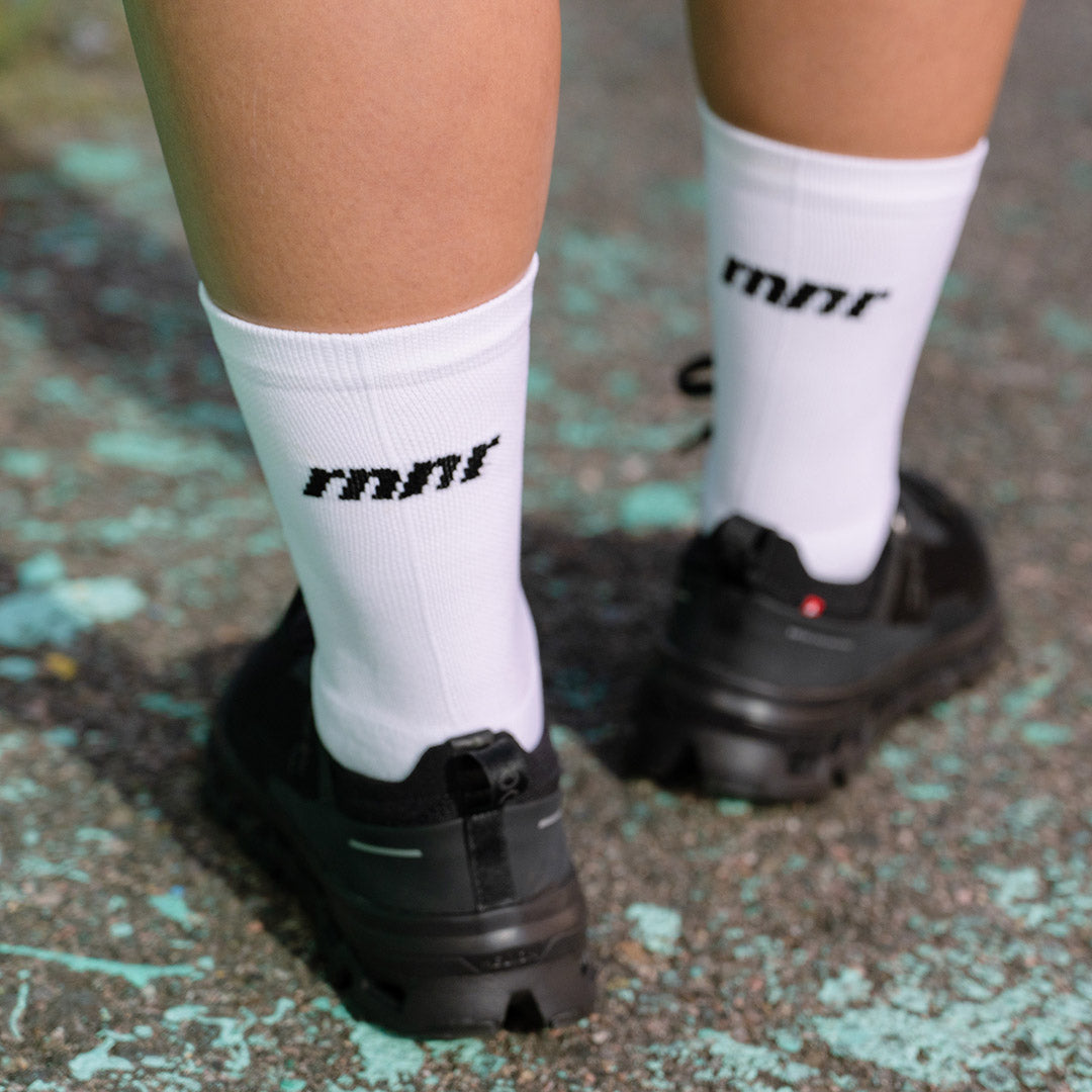 rnnr | Marathon Crew Sock- Basic White
