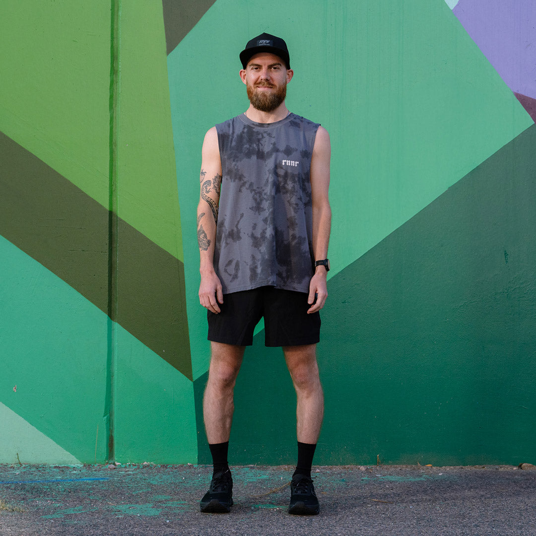 rnnr | Men's Muscle Tee- Smoked Pearl