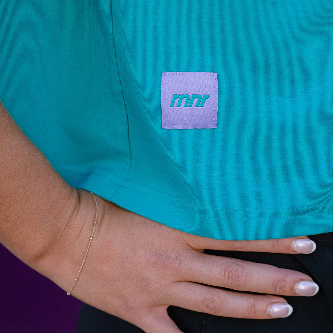 rnnr | Women's Running Tee: Columbia