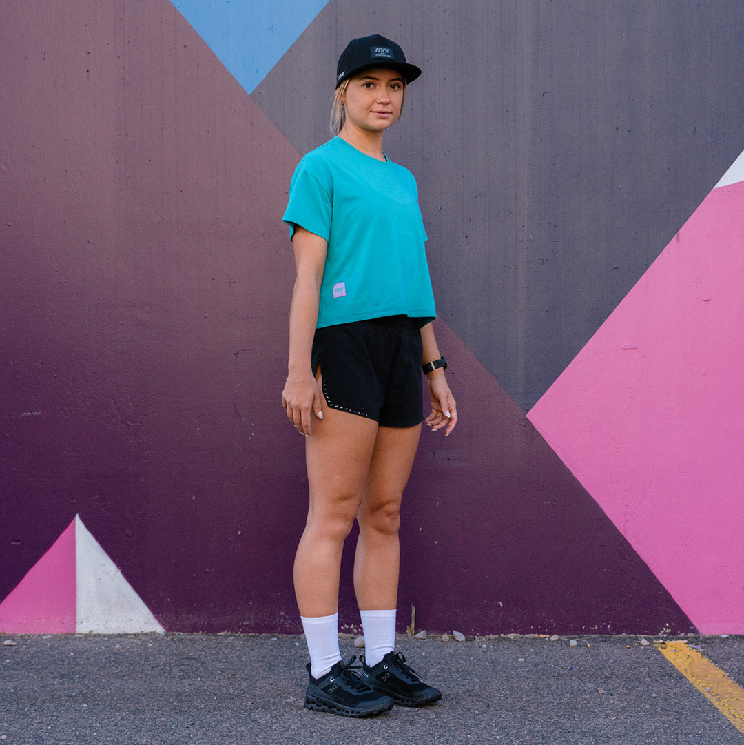rnnr | Women's Running Tee: Columbia