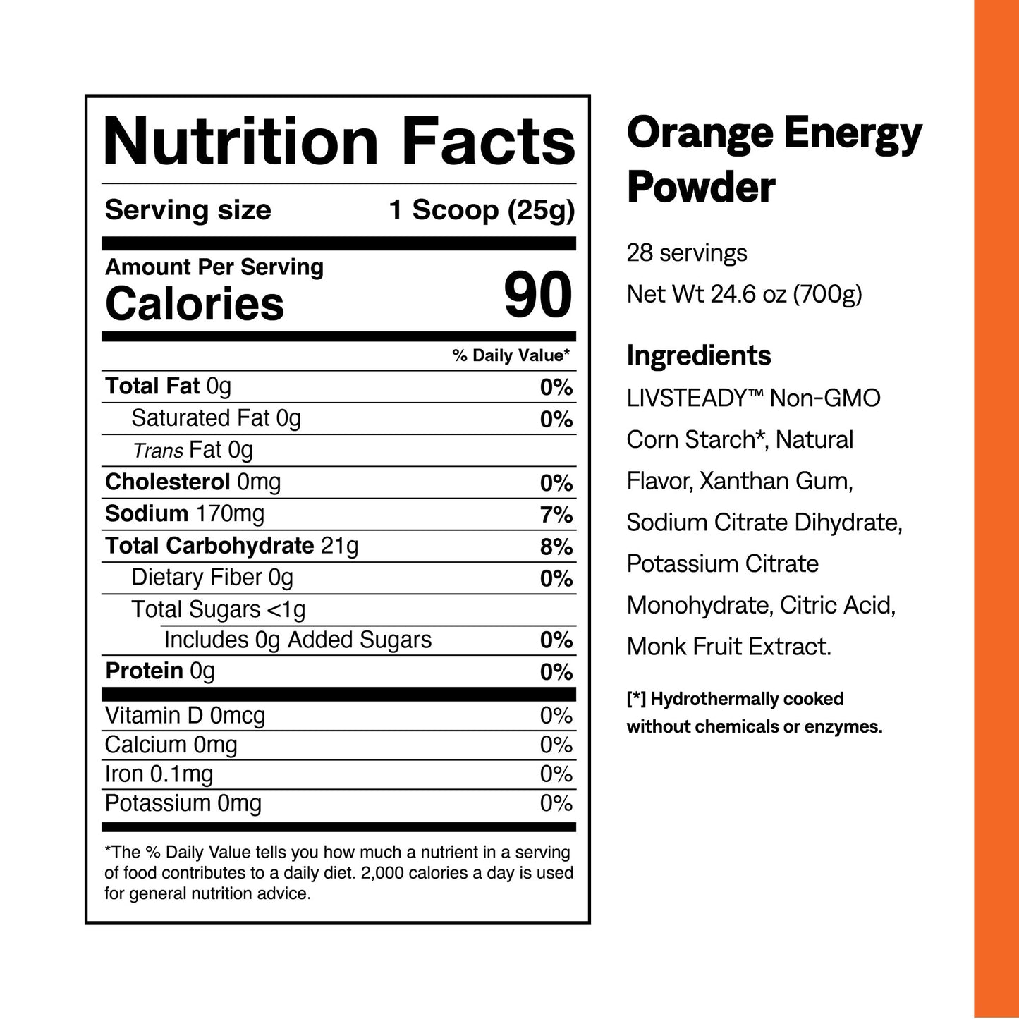 Tropical Orange Energy Bag