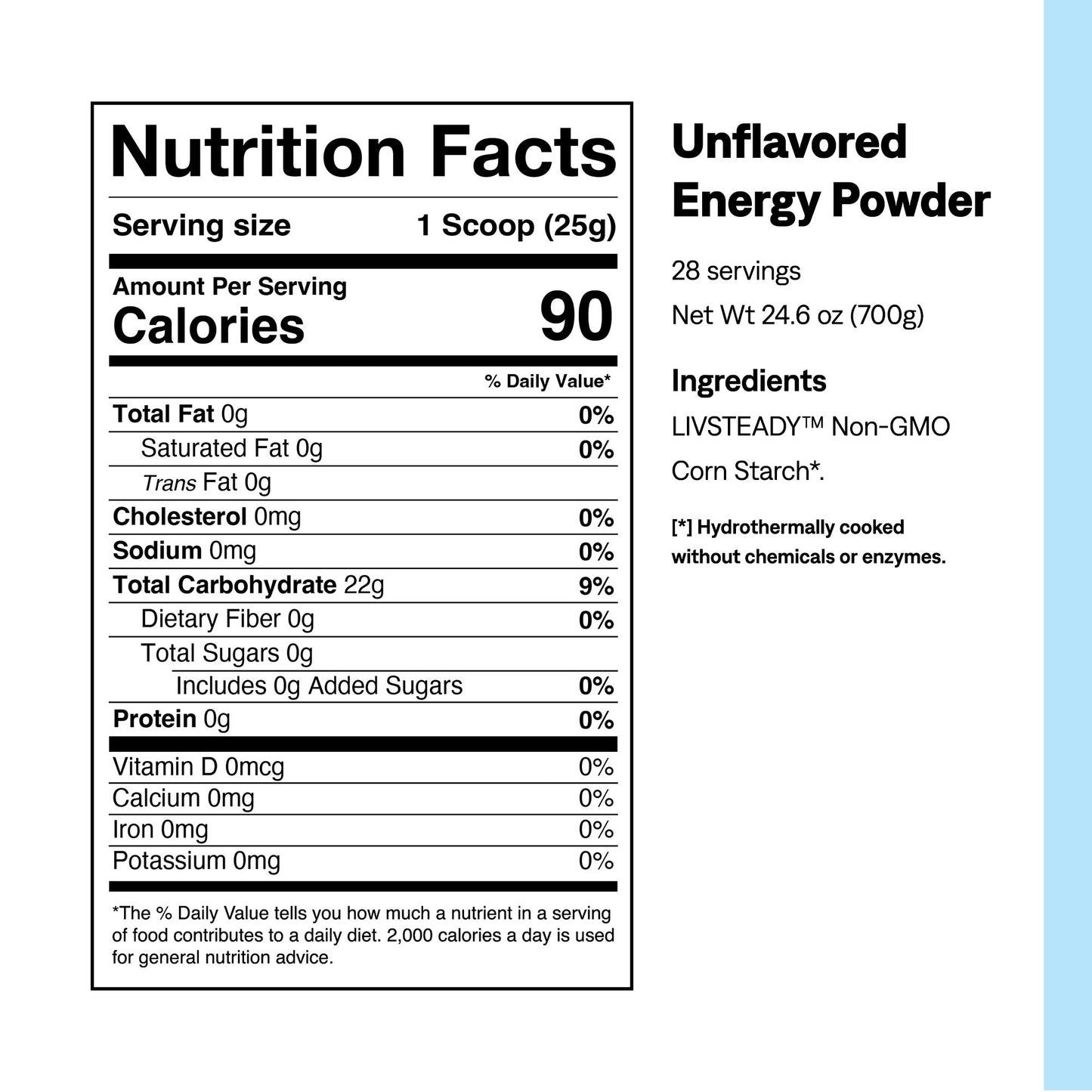 Unflavored Energy Bag