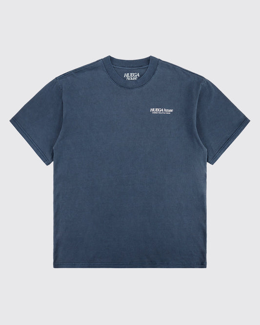 Icon Heavy Faded Tee | Slate Blue