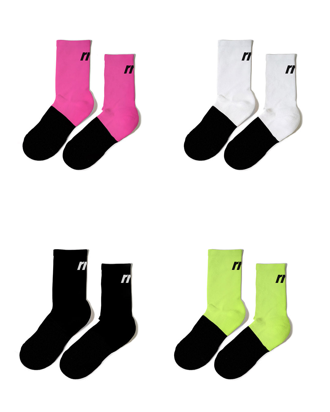 rnnr | Marathon Crew Sock- Basic White
