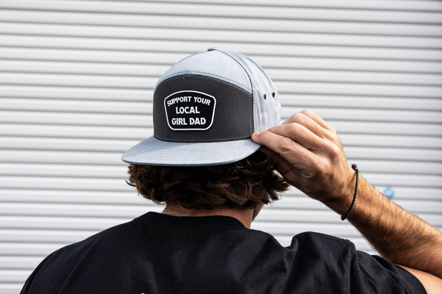 DadBod Support Your Local Girl Dad PVC Patch Hat (7 Panel StrapBack)w