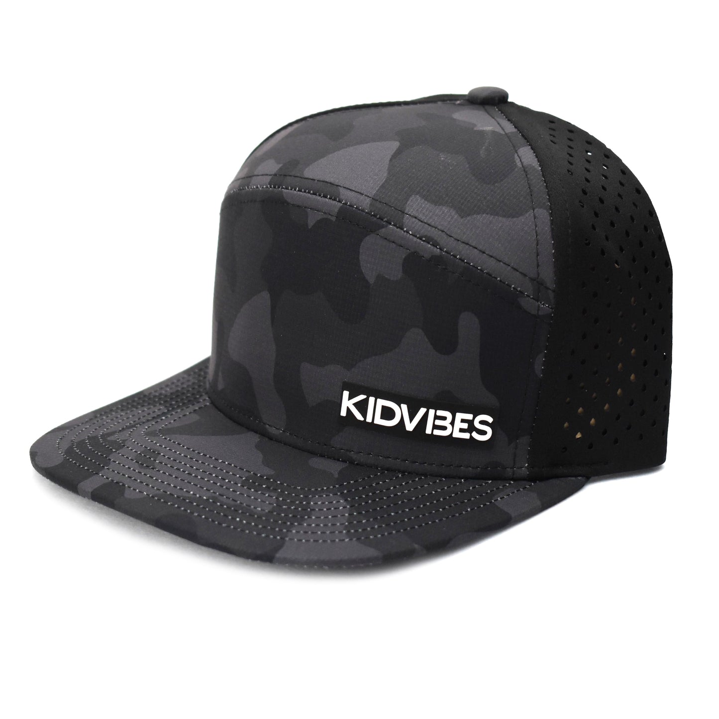 DadBod Premium Active 6-Panel KidVibes Hat (Multicam Black)