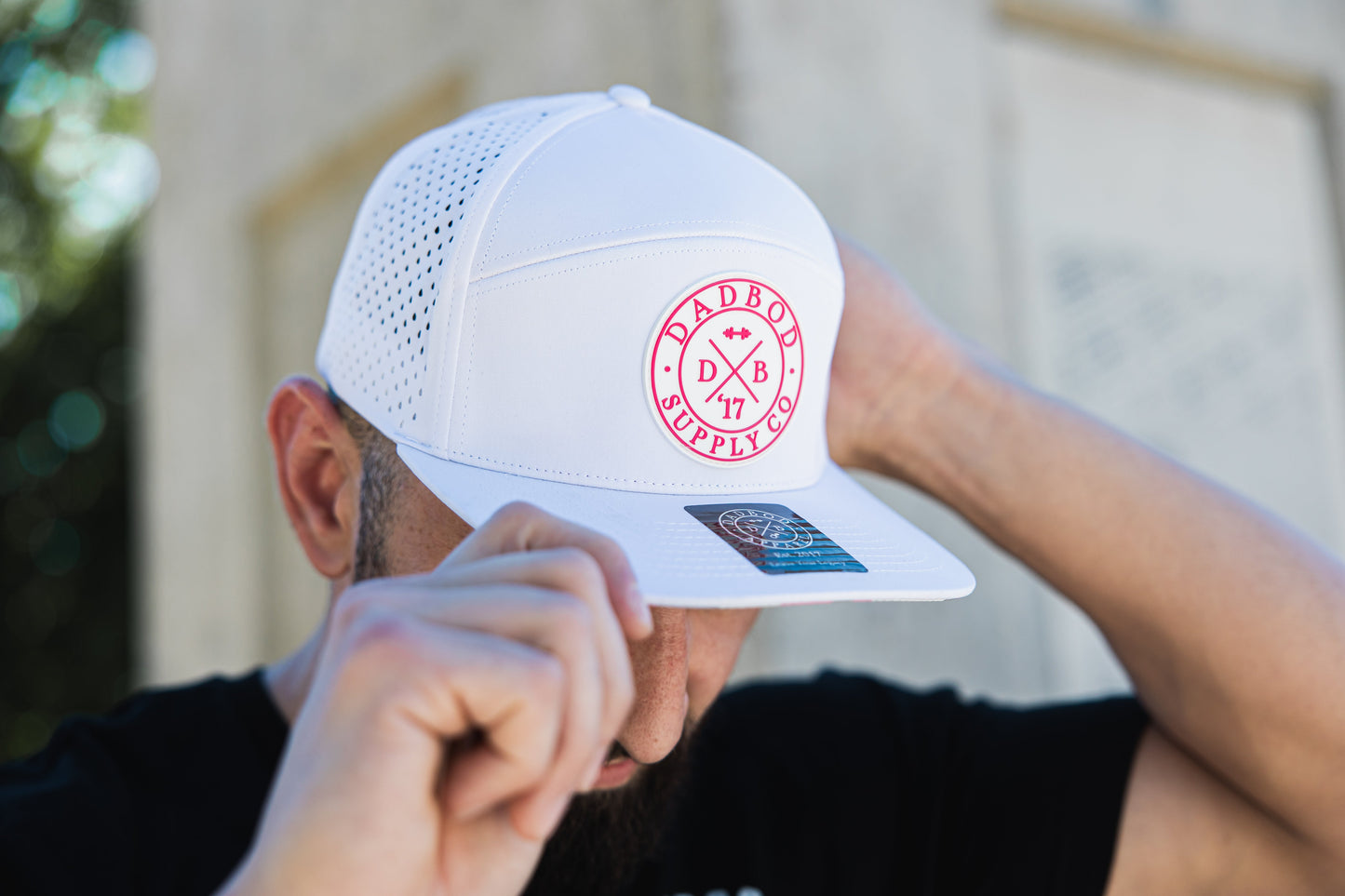 DadBod | Premium Active 6-Panel Logo Hat (Light Owl)