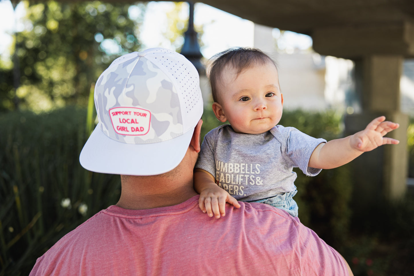 DadBod Premium Active Support Your Local Girl Dad PVC Patch Hat