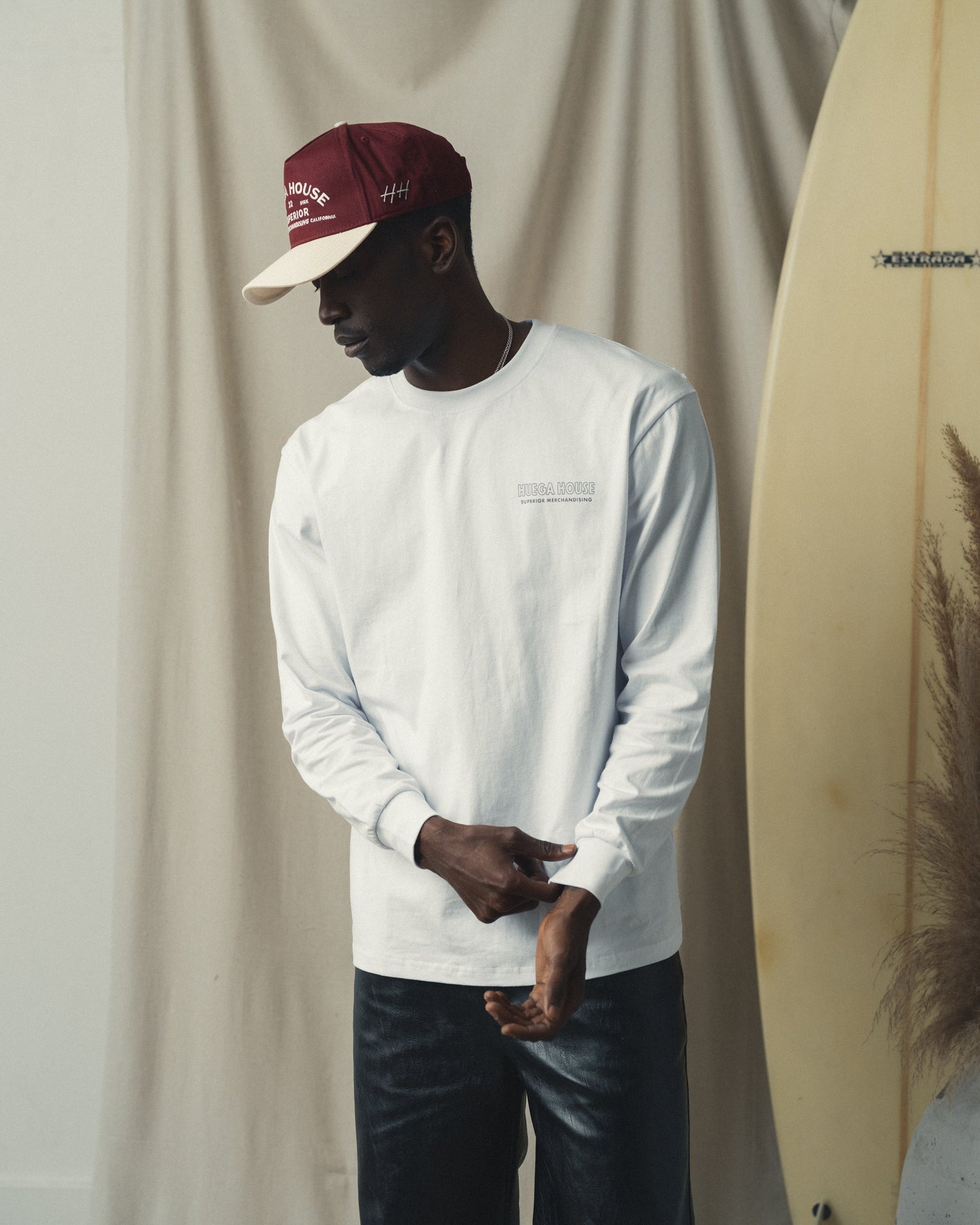 Huega House | Trademark | Natural & Maroon