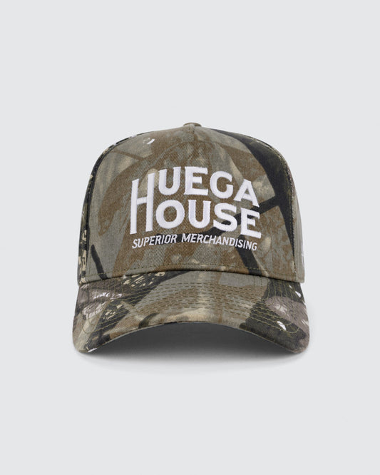 Huega House | Woodland | Dark Camo High Profile Hat