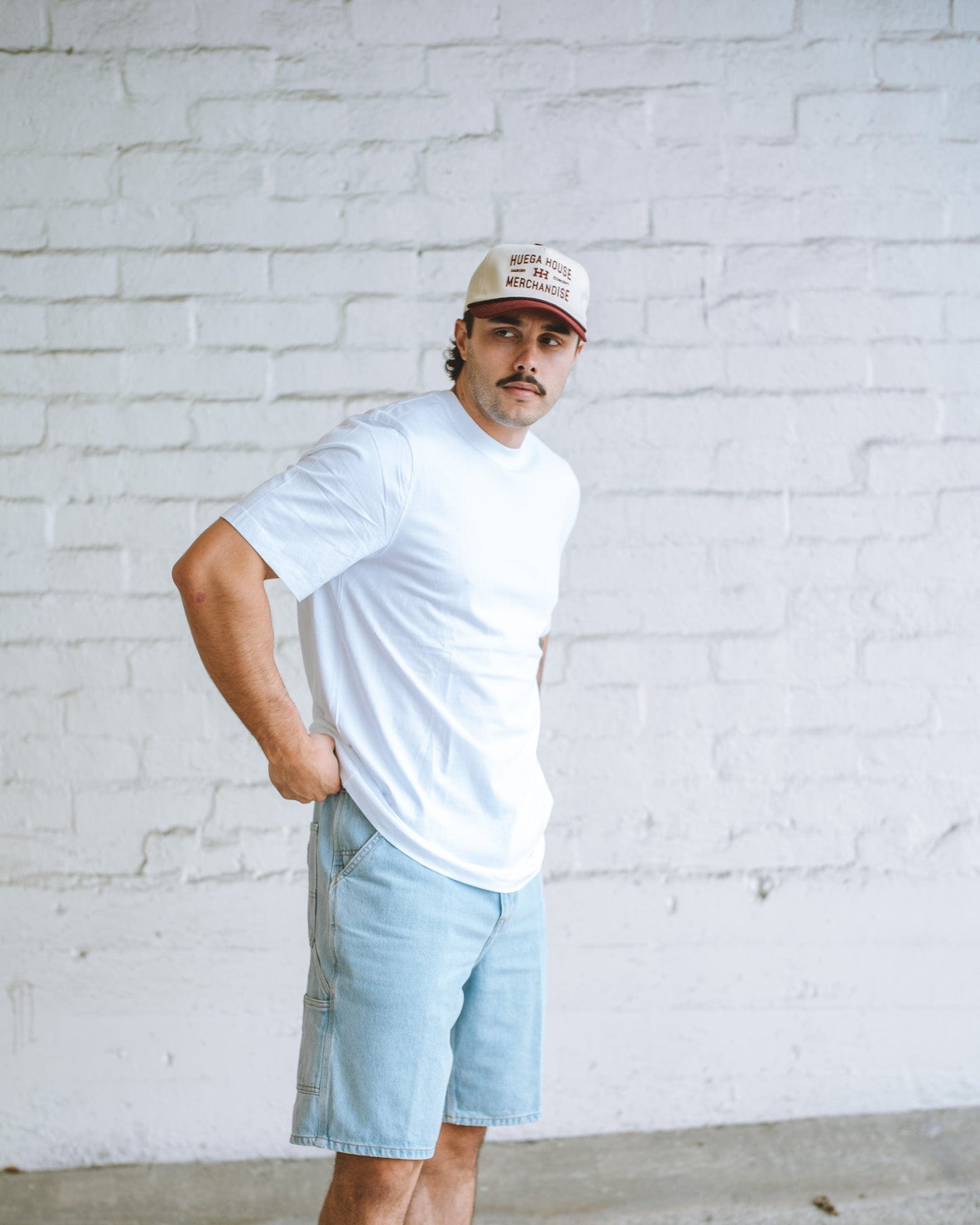 Huega House | Range | Maroon & Natural Hat