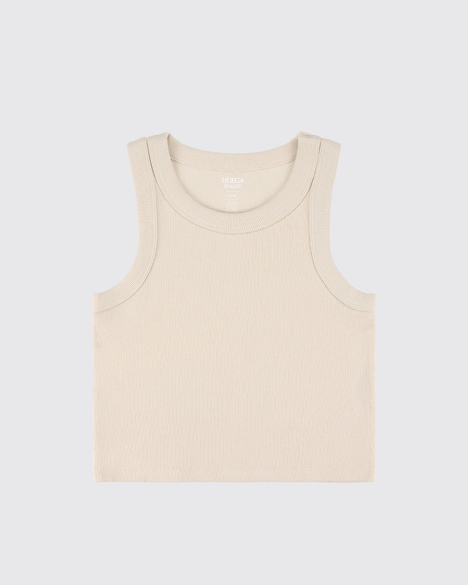 Organic Crop Tank | Bone