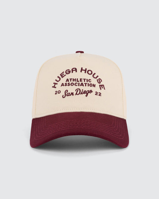 Huega House | Athletic Association | Maroon & Natural Hat