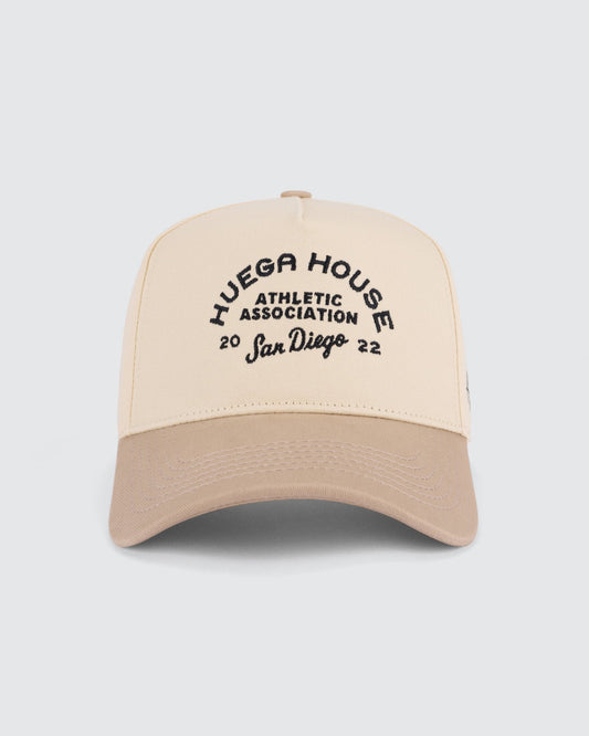 Huega House | Athletic Association | Khaki & Natural Hat