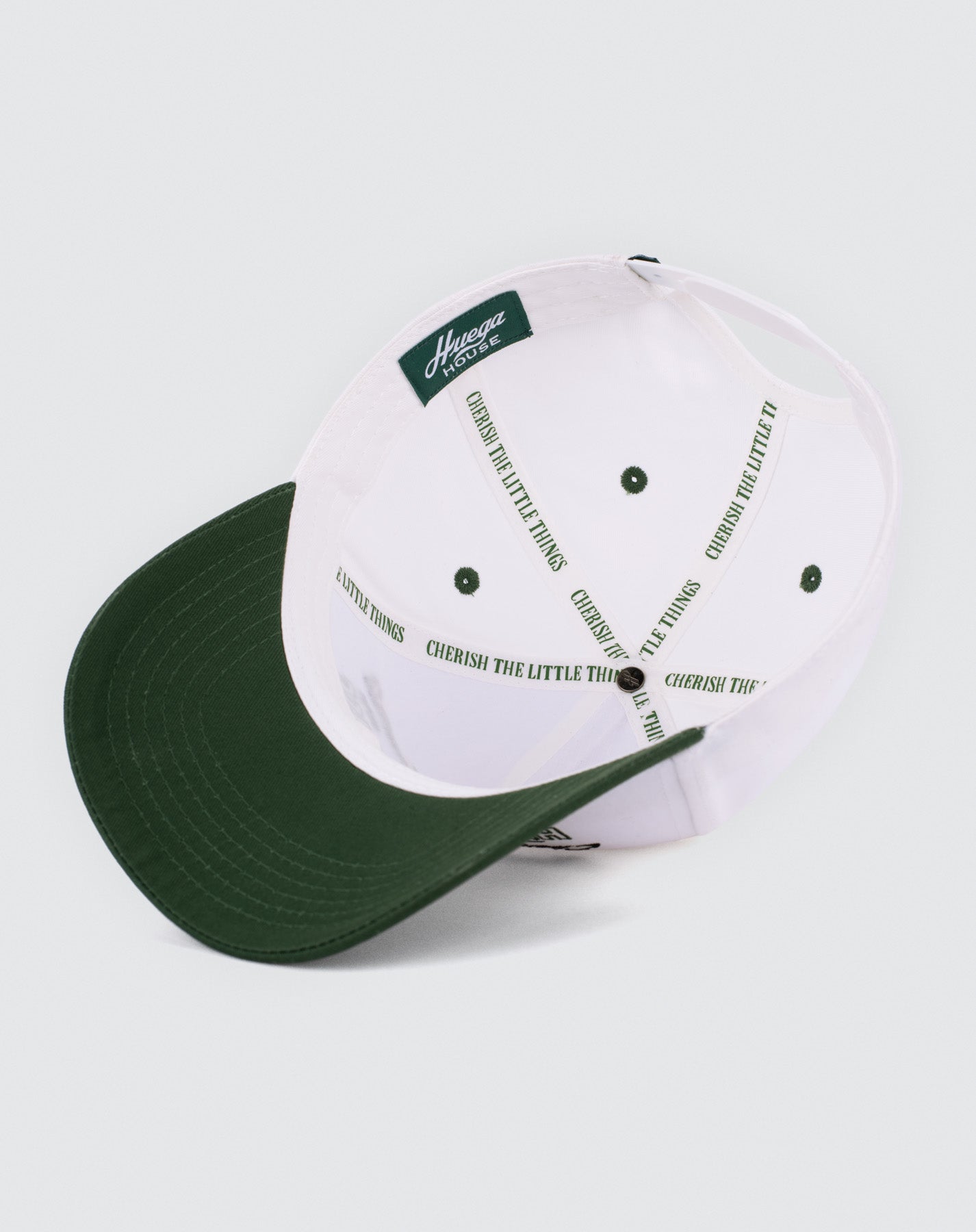 Huega House | Moments | Pine Green & White