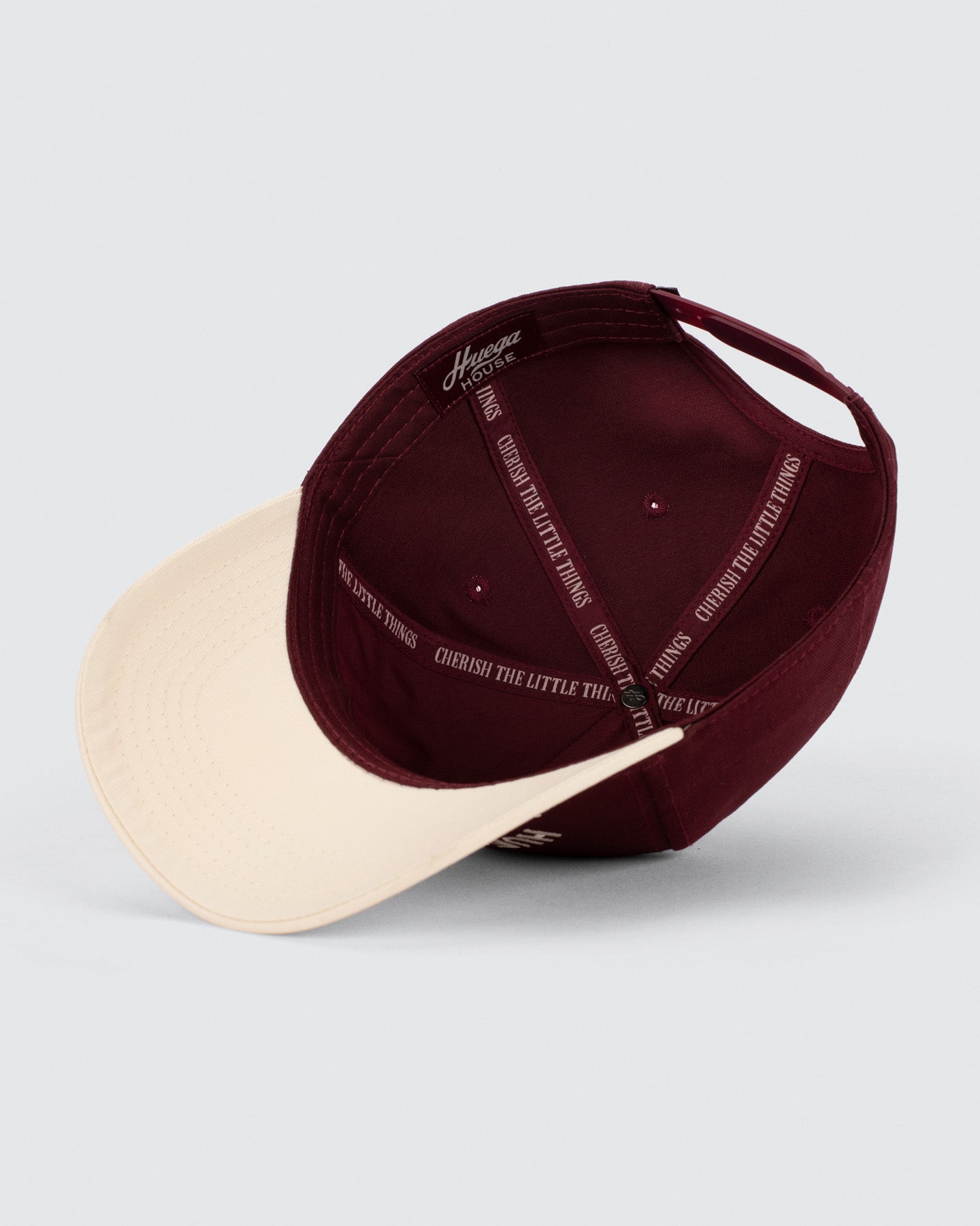 Huega House | Trademark | Natural & Maroon
