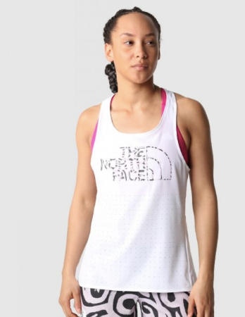 The North Face Women's Flight Series™ Weightless Tank - TNF White/Lavender Fog Fernando Elvira Collab Print