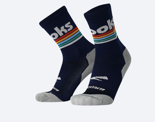 Brooks Ghost Crew Sock - Navy