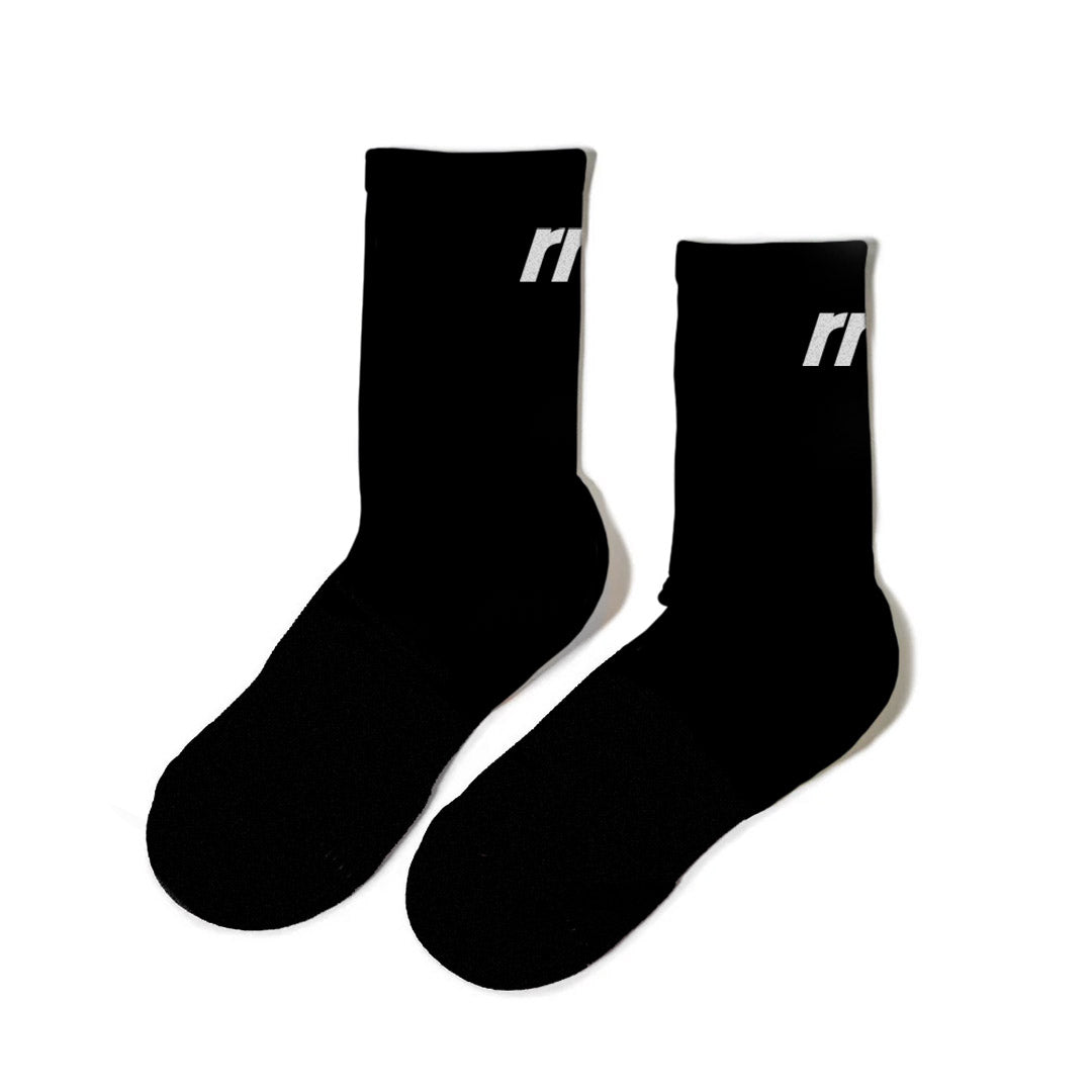 rnnr | Marathon Crew Sock- Basic Black