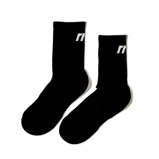rnnr | Marathon Crew Sock- Basic Black