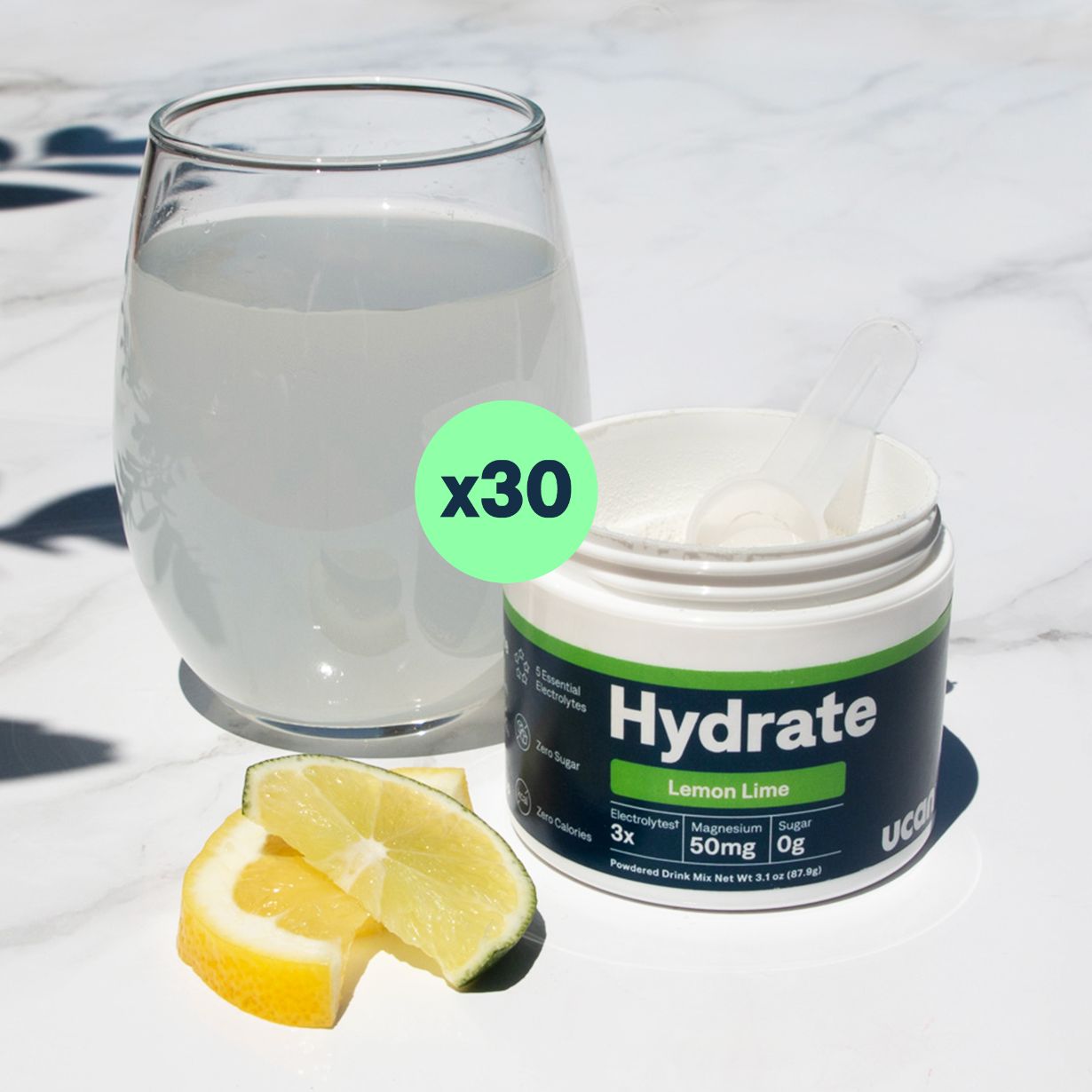 Lemon Lime Hydrate Electrolyte Jar