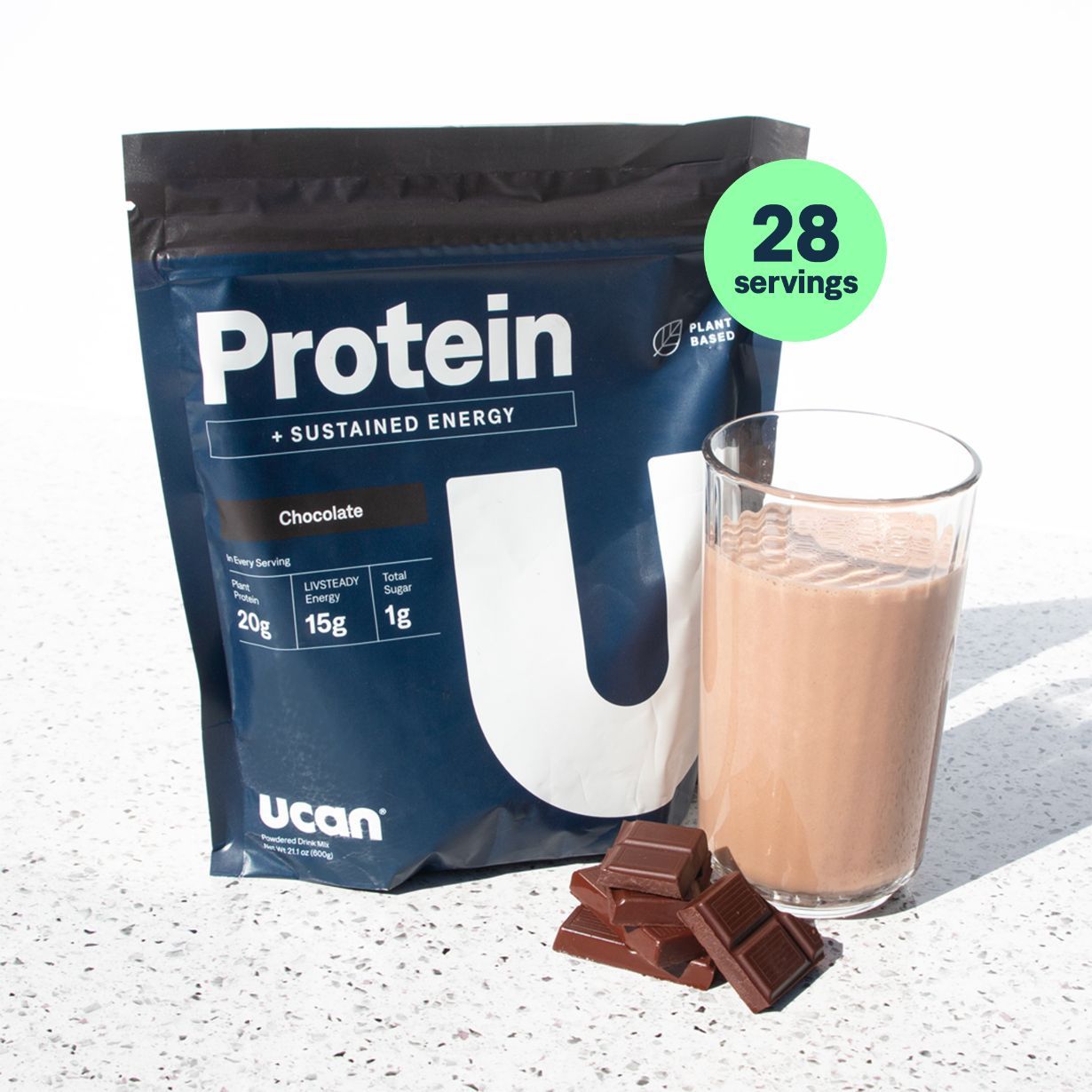 Chocolate Protein + Energy Powder