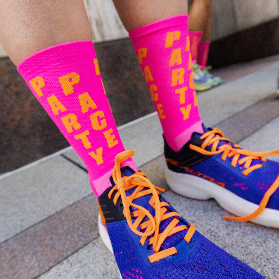 Marathon Sock: Party Pace