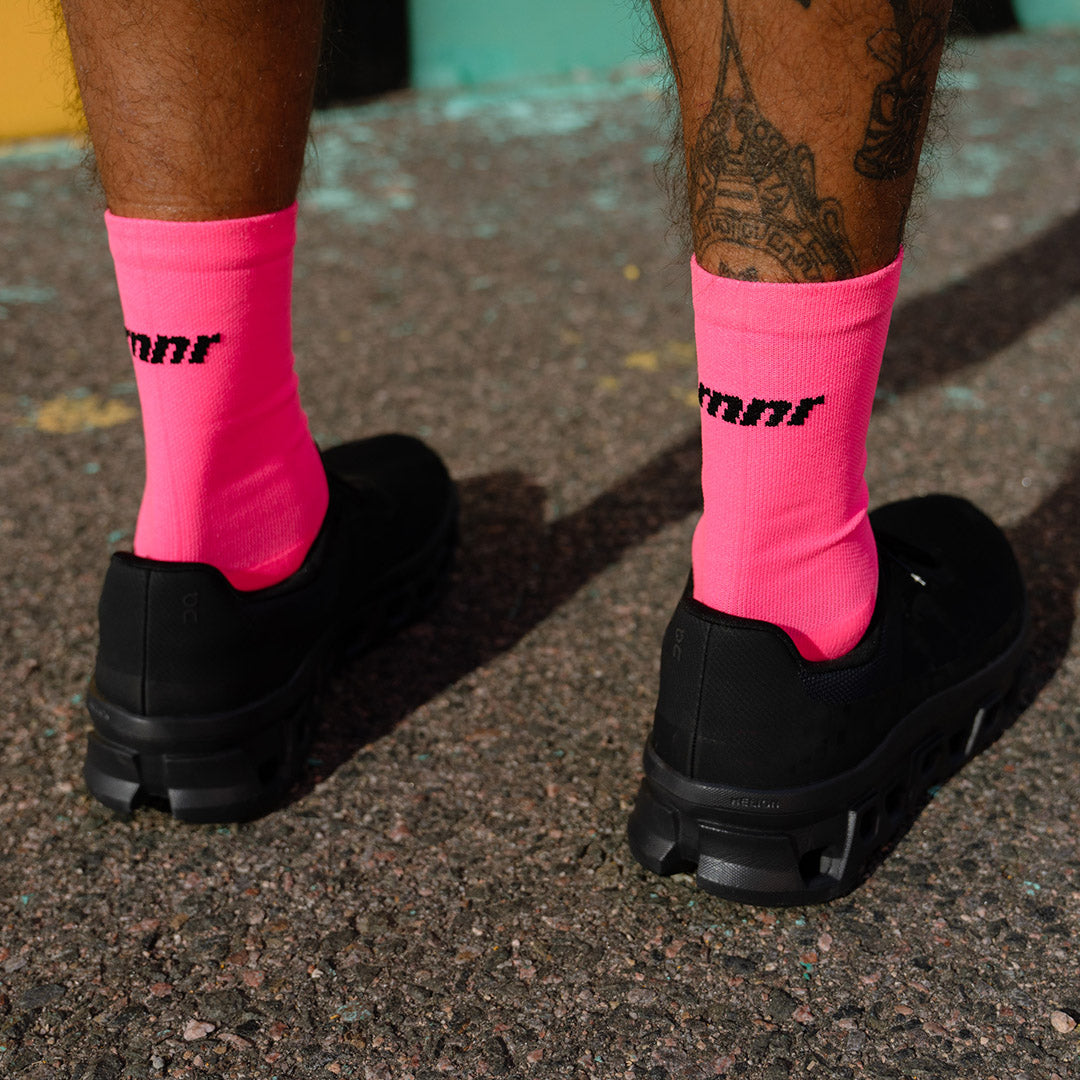 rnnr | Marathon Crew Sock- Basic Pink